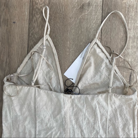 Zara Textured Knot Midi Dress - Picture 9 of 11